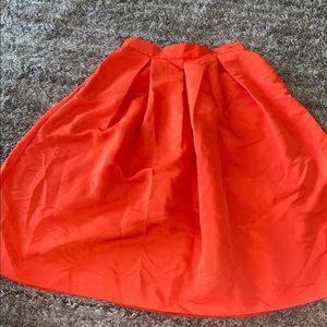 Orange skirt